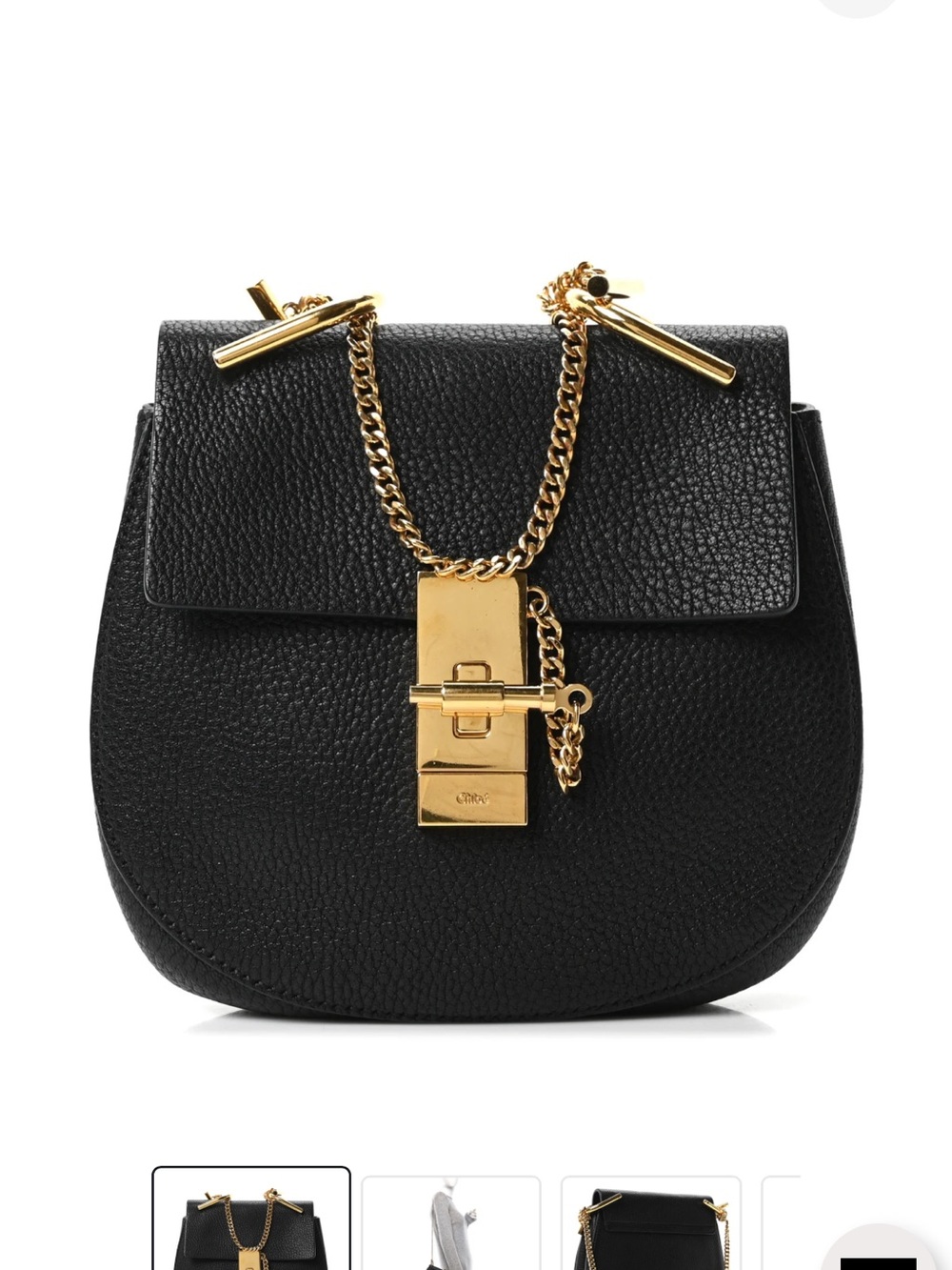 Chloe Drew Bag with Gold Hardware